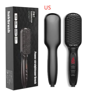Ceramic Ionic Hair & Beard Straightener Brush